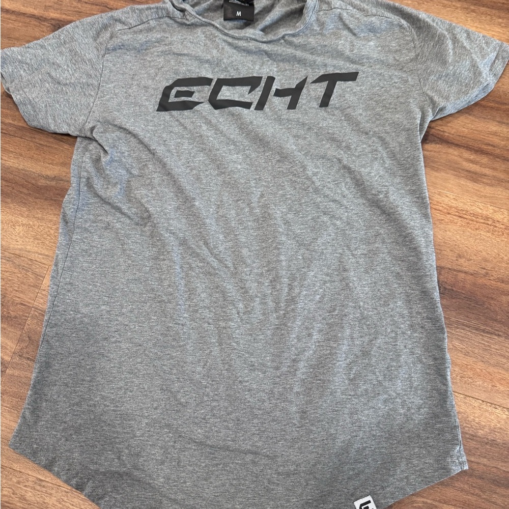 ECHT Charcoal Gray Short Sleeve Tee